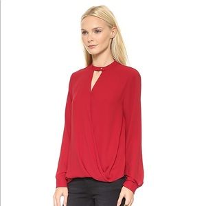 A and B long sleeve blouse. Size small.